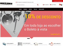 Tablet Screenshot of milsons.com.br